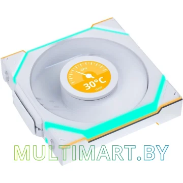 Вентилятор для корпуса Lian Li Uni Fan SL 120 Wireless LCD Reverse (G99.12RSLLCD1W1W.R0) картинка 2